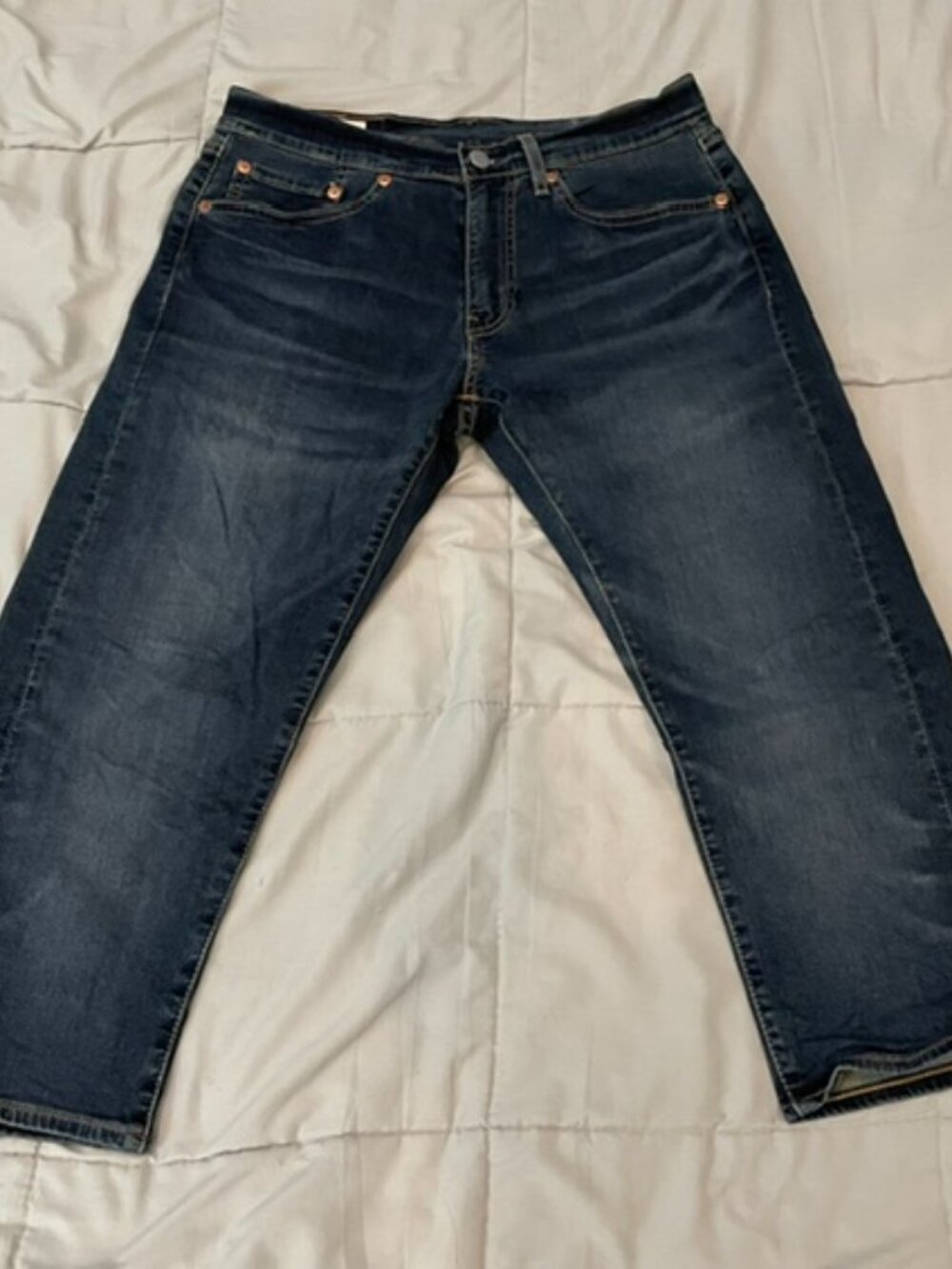 LAST Levis Jeans Mens Japanese Skater Size 28 Stretch Lightweight Blue Denim